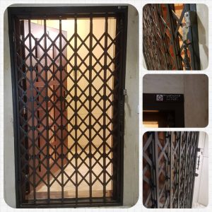 قیمت حفاظ درب آکاردئونی 5 لوزی دوجداره